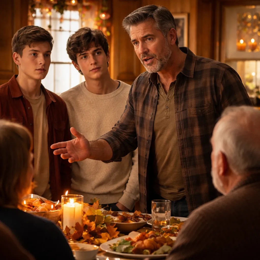 I stood up for my son's boyfriend when my father tried to uninvite him from Thanksgiving dinner.