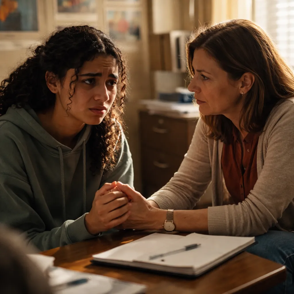 A High School Counselor Faces a Serious Dilemma When a 16-Year-Old Reveals Her Parents' Marriage Plans