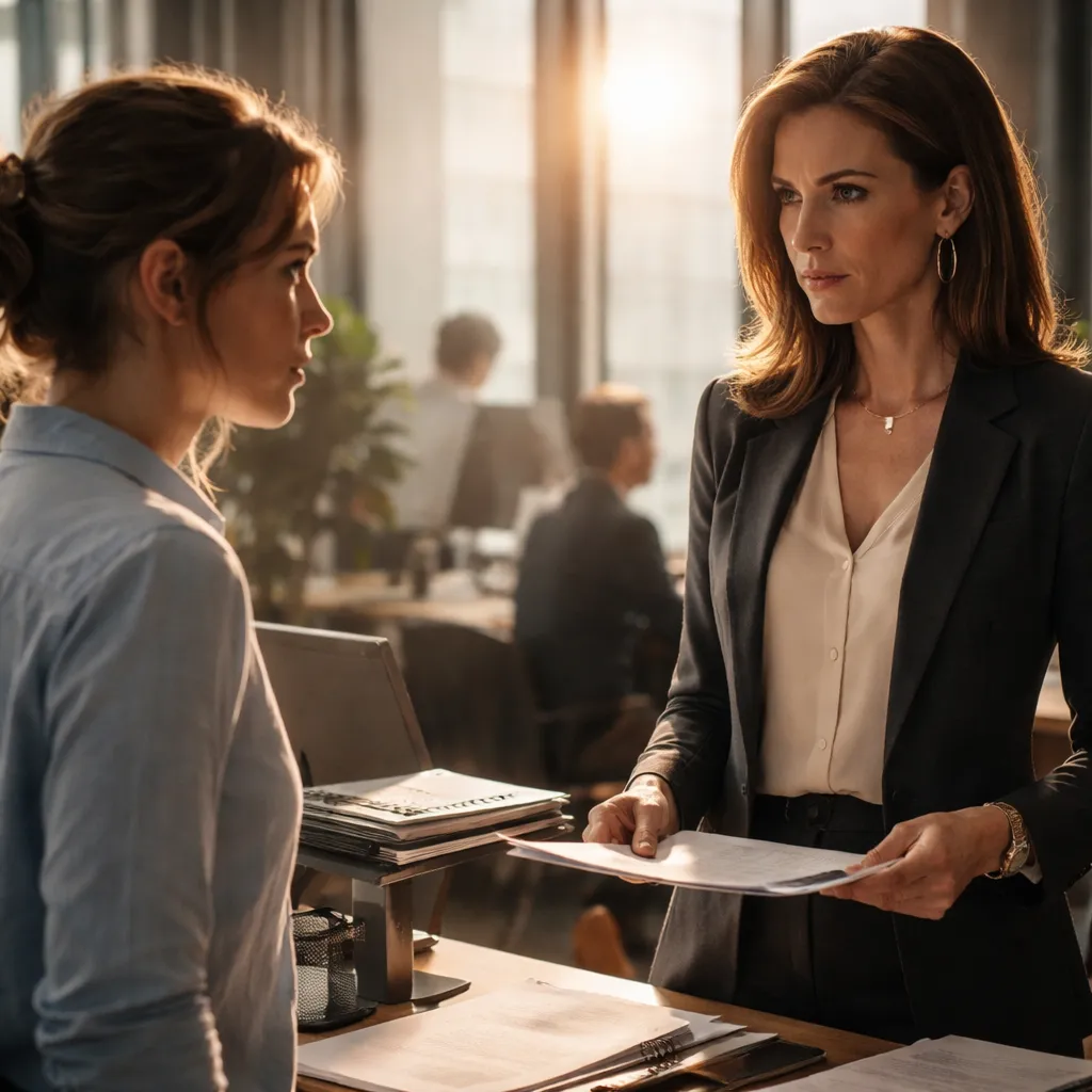 lv-49 - My ex-husband's wife is now my boss, and I have concerns about our professional dynamic.