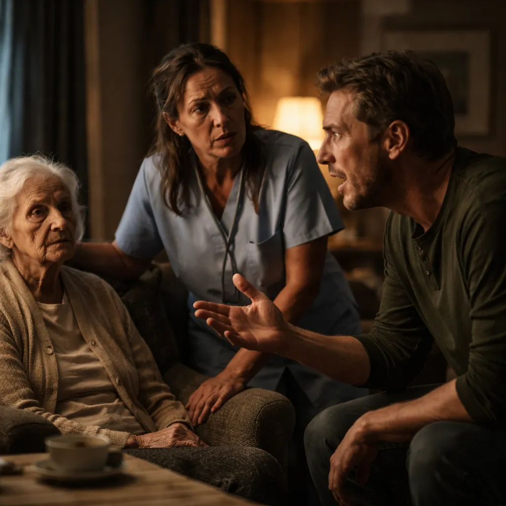 A Home Health Aide Faces a Dilemma When a Son Wants to Stop Feeding His Elderly Mother with Dementia