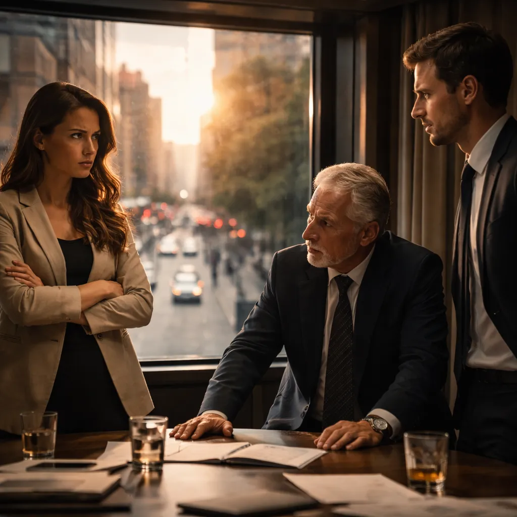 I've been the CFO of my father's company for nine years. Last week he told the family he's leaving the business to my husband. "He'll need it more. You'll have him."